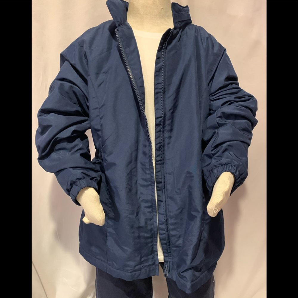 Girls uniform style wind breaker with  liner